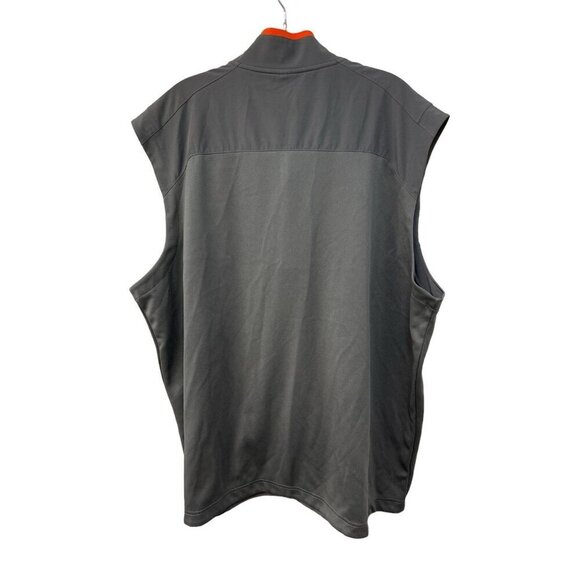 NIKE Athletic Performance Sleeveless Windbreaker Golf Vest Jacket XXL Half Zip - Picture 8 of 9